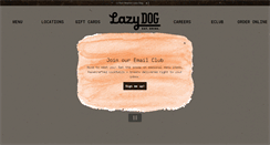 Desktop Screenshot of lazydogrestaurants.com